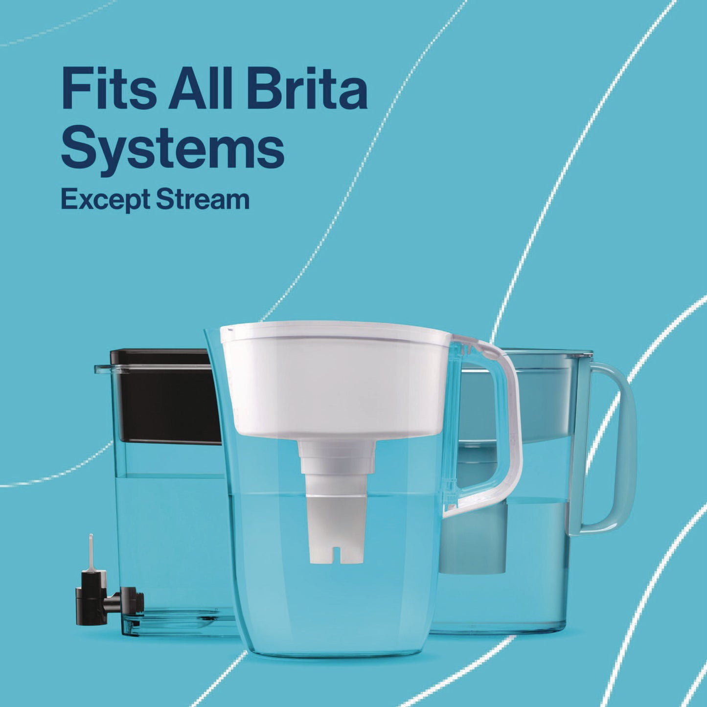 Brita Replacement Water Filter for Pitchers, 3/Pack (35503)