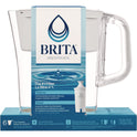 Brita Small 6-Cup Water Filter Pitcher with 1 Standard Filter, Clear, 2/Carton (36089)