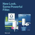 Brita Water Faucet Mount Filtration System, White (42201)