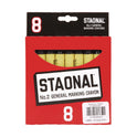 Crayola Staonal Marking Crayons, Black, 8/Box (5200023051)