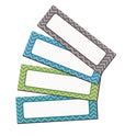 Teacher Created Resources Chevron Labels Magnetic Accents, Chevron Labels, 1.5" x  4.75", Assorted Colors, 20/Pack (77204)