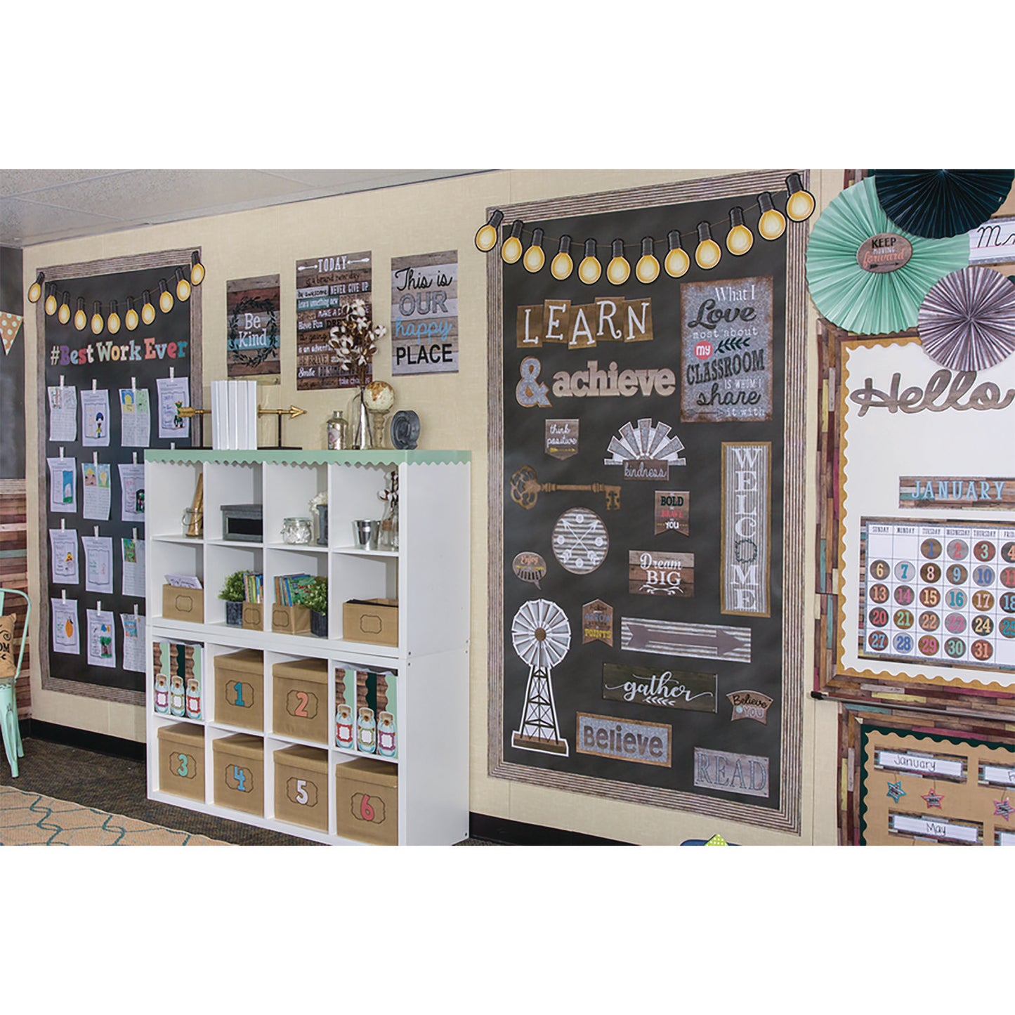 Teacher Created Resources Better Than Paper Bulletin Board Roll, 4 ft x 12 ft, Chalkboard (77363)