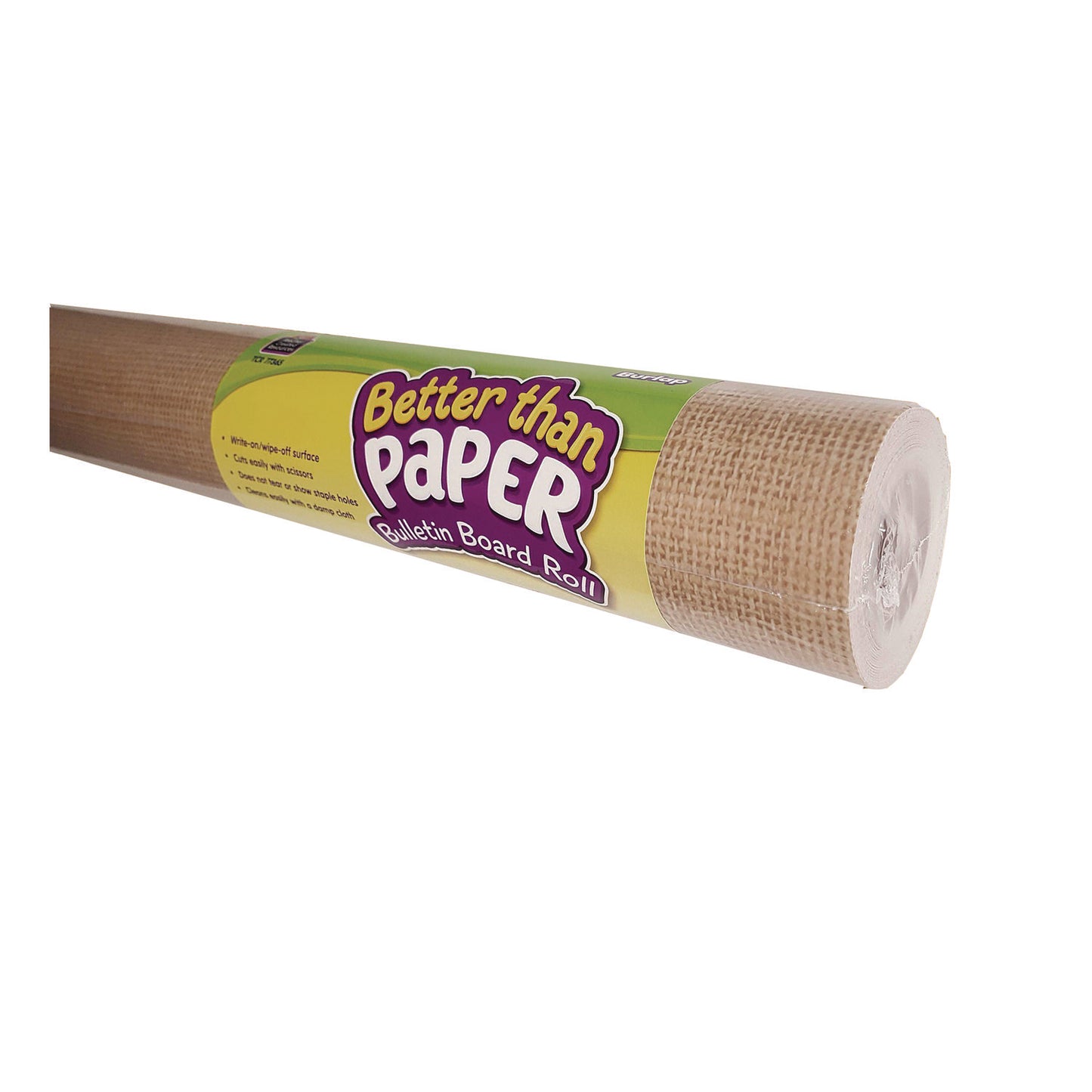 Teacher Created Resources Better Than Paper Bulletin Board Roll, 4 ft x 12 ft, Burlap (77365)
