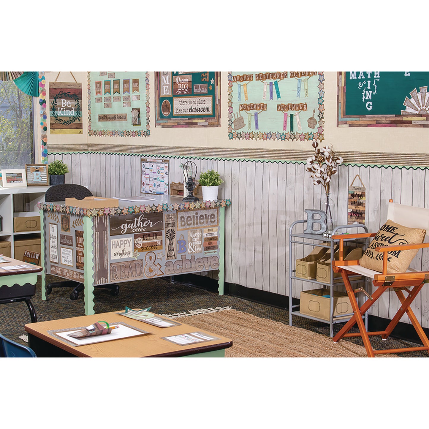 Teacher Created Resources Better Than Paper Bulletin Board Roll, 4 ft x 12 ft, White Wood (77366)