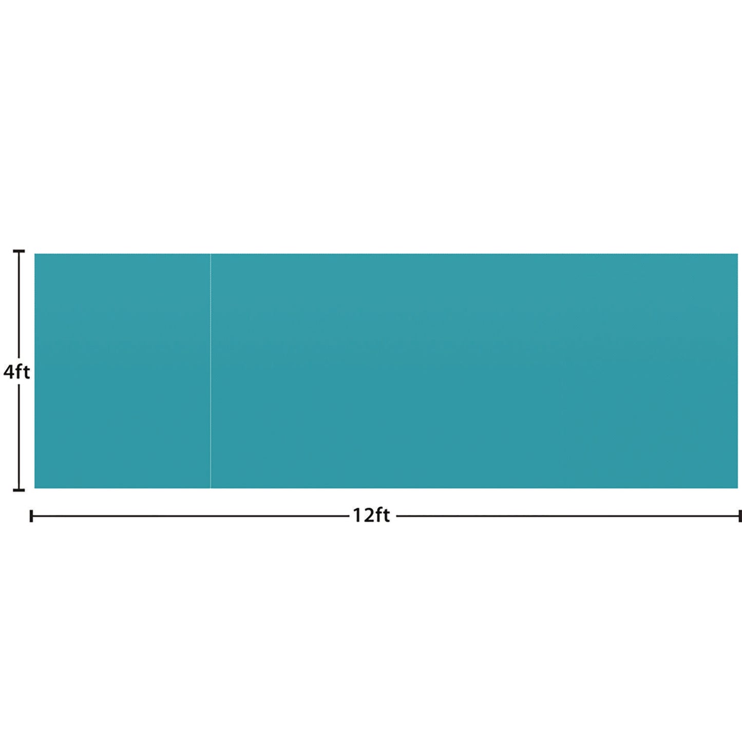 Teacher Created Resources Better Than Paper Bulletin Board Roll, 4 ft x 12 ft, Teal (77368)