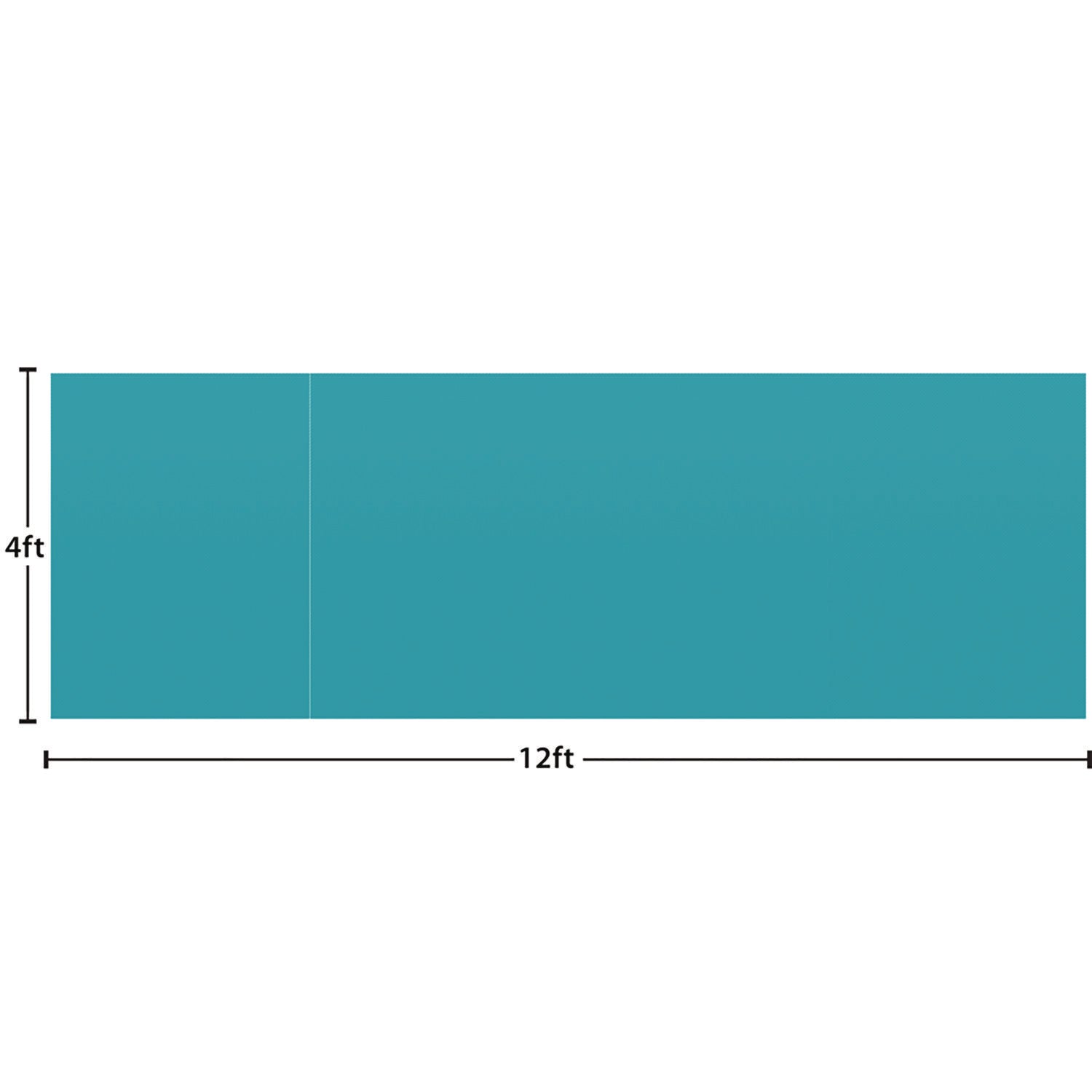 Teacher Created Resources Better Than Paper Bulletin Board Roll, 4 ft x 12 ft, Teal (77368)