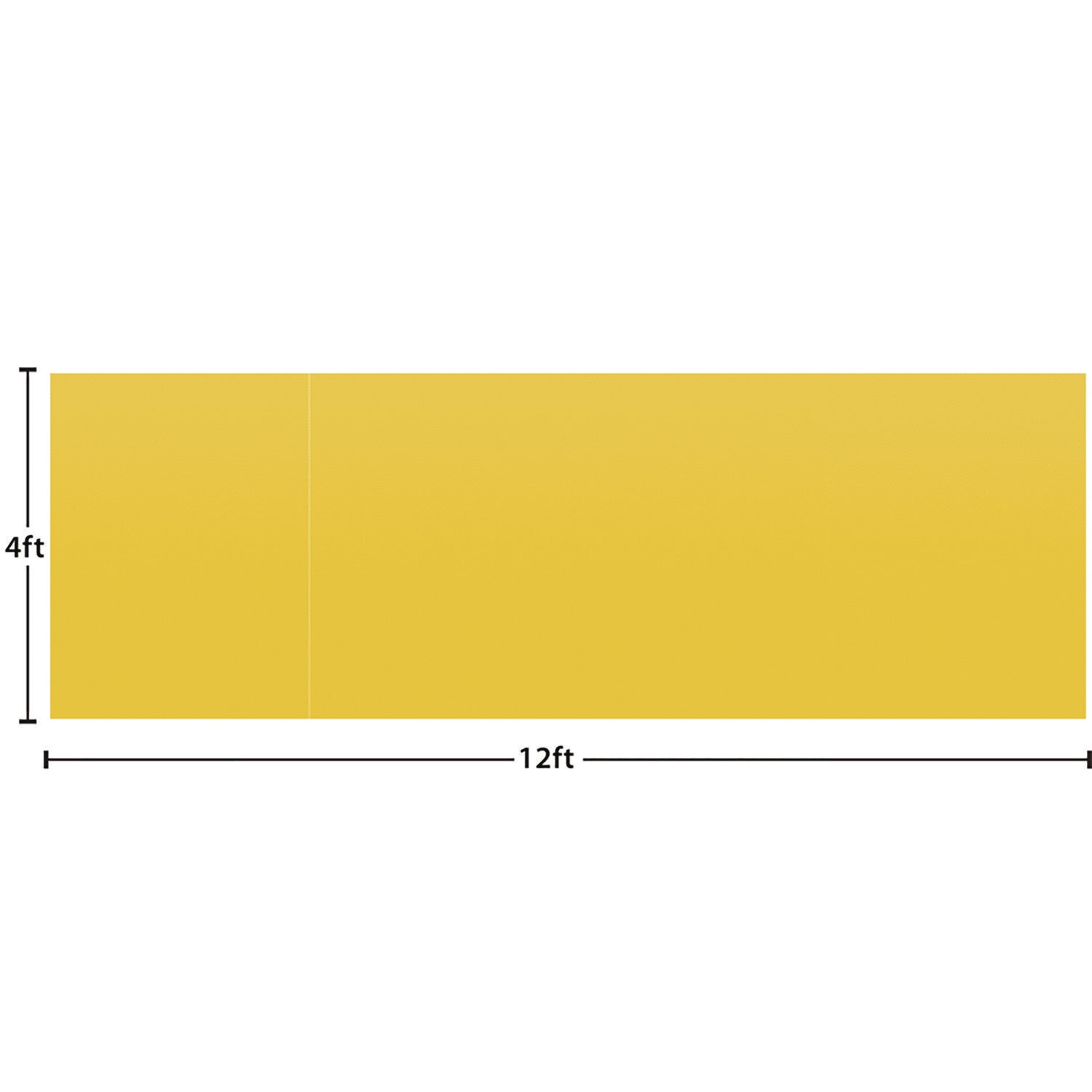 Teacher Created Resources Better Than Paper Bulletin Board Roll, 4 ft x 12 ft, Yellow Gold (77369)