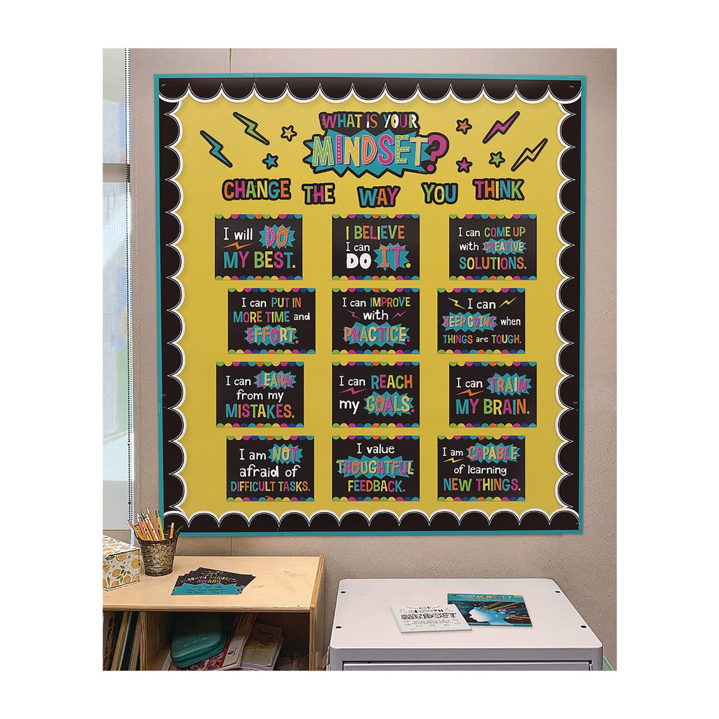 Teacher Created Resources Better Than Paper Bulletin Board Roll, 4 ft x 12 ft, Yellow Gold (77369)