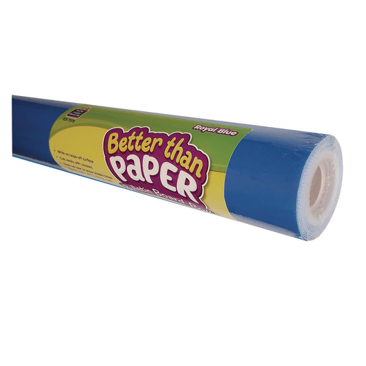 Teacher Created Resources Better Than Paper Bulletin Board Roll, 4 ft x 12 ft, Royal Blue (77370)