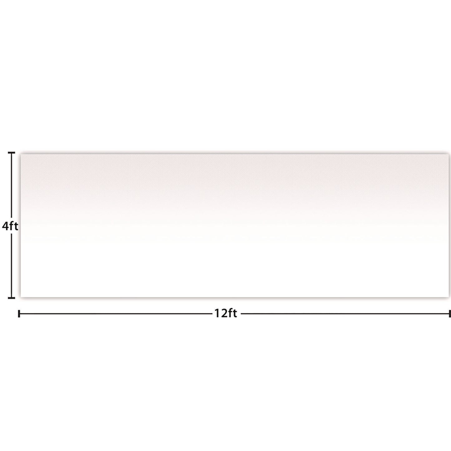 Teacher Created Resources Better Than Paper Bulletin Board Roll, 4 ft x 12 ft, White (77373)