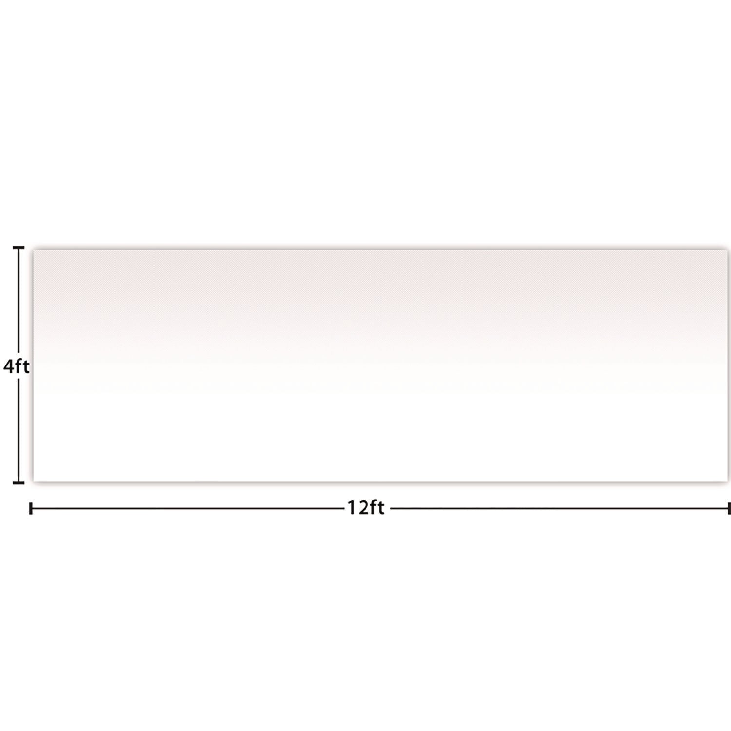 Teacher Created Resources Better Than Paper Bulletin Board Roll, 4 ft x 12 ft, White (77373)
