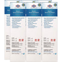 Clorox Healthcare Bleach Germicidal Wipes, 1-Ply, 6.75 x 9, Unscented, White, 50/Box, 6 Boxes/Carton (31424)