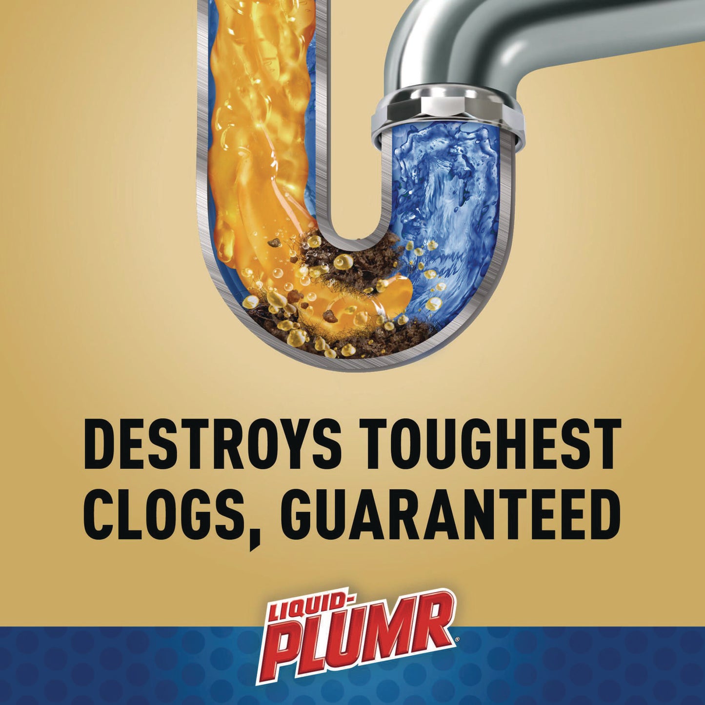 Liquid Plumr Pro-Strength Full Clog Destroyer Plus PipeGuard, Gel, 80 oz (00228EA)