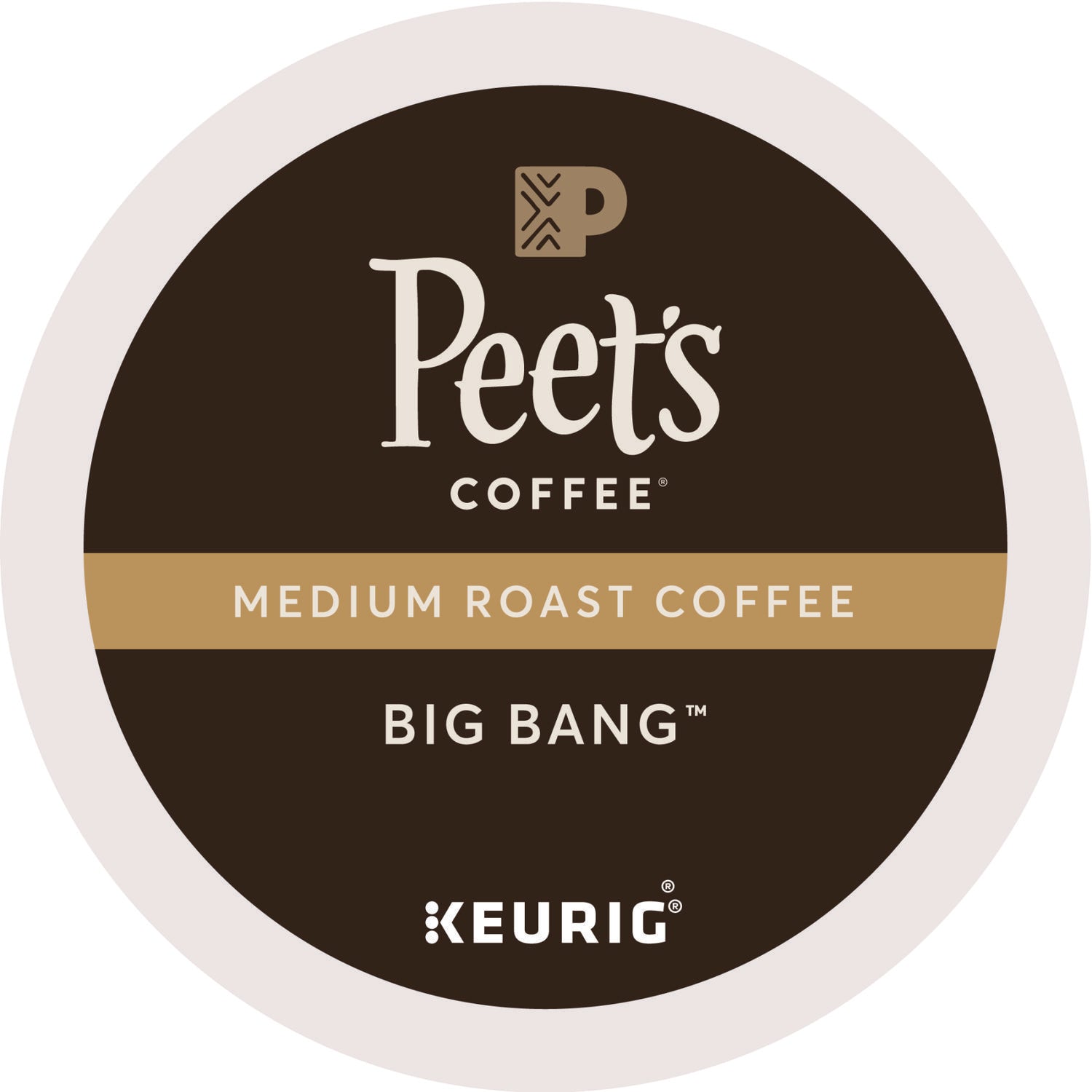 Keurig Peet's Big Bang K-Cup, Big Bang, K-Cup, 22/Box (6664)