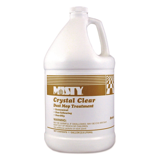 Misty Crystal Clear Dust Mop Treatment, Slightly Fruity Scent, 1 gal Bottle (1003411EA)