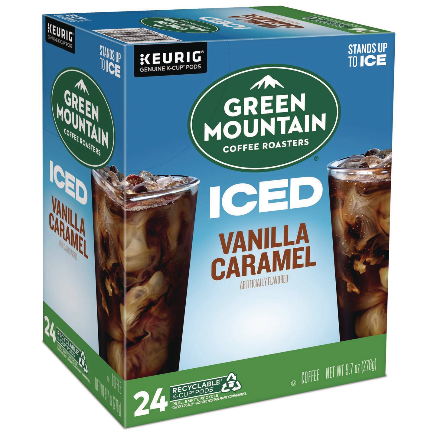 Keurig Vanilla Caramel Brew Over Ice Coffee K-Cups, 24/Box (9028)