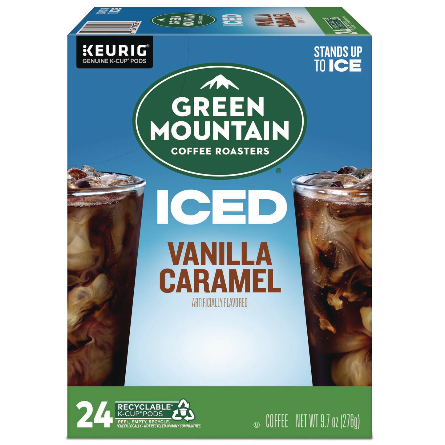 Keurig Vanilla Caramel Brew Over Ice Coffee K-Cups, 24/Box (9028)