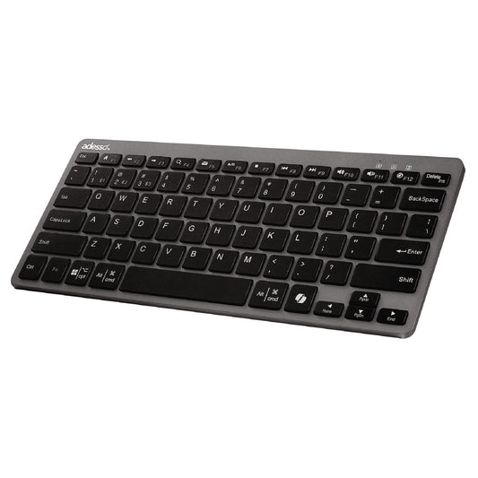 Adesso WKB-7000 Keyboard, Gray/Black