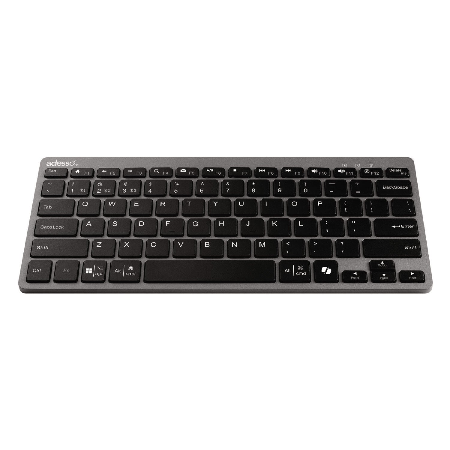 Adesso WKB-7000 Keyboard, Gray/Black