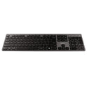 Adesso WKB-7300 Wireless Keyboard and Mouse, 2.4 GHz Frequency/30 ft Wireless Range, Gray/Black