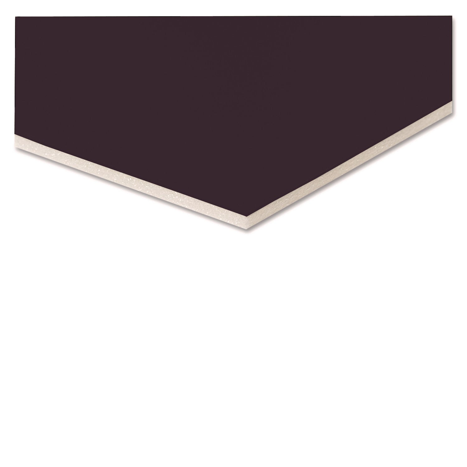 Fome-Cor Pro Foam Board, CFC-Free Polystyrene, 20 x 30, Black Surface and Core, 10/Carton (07020109)