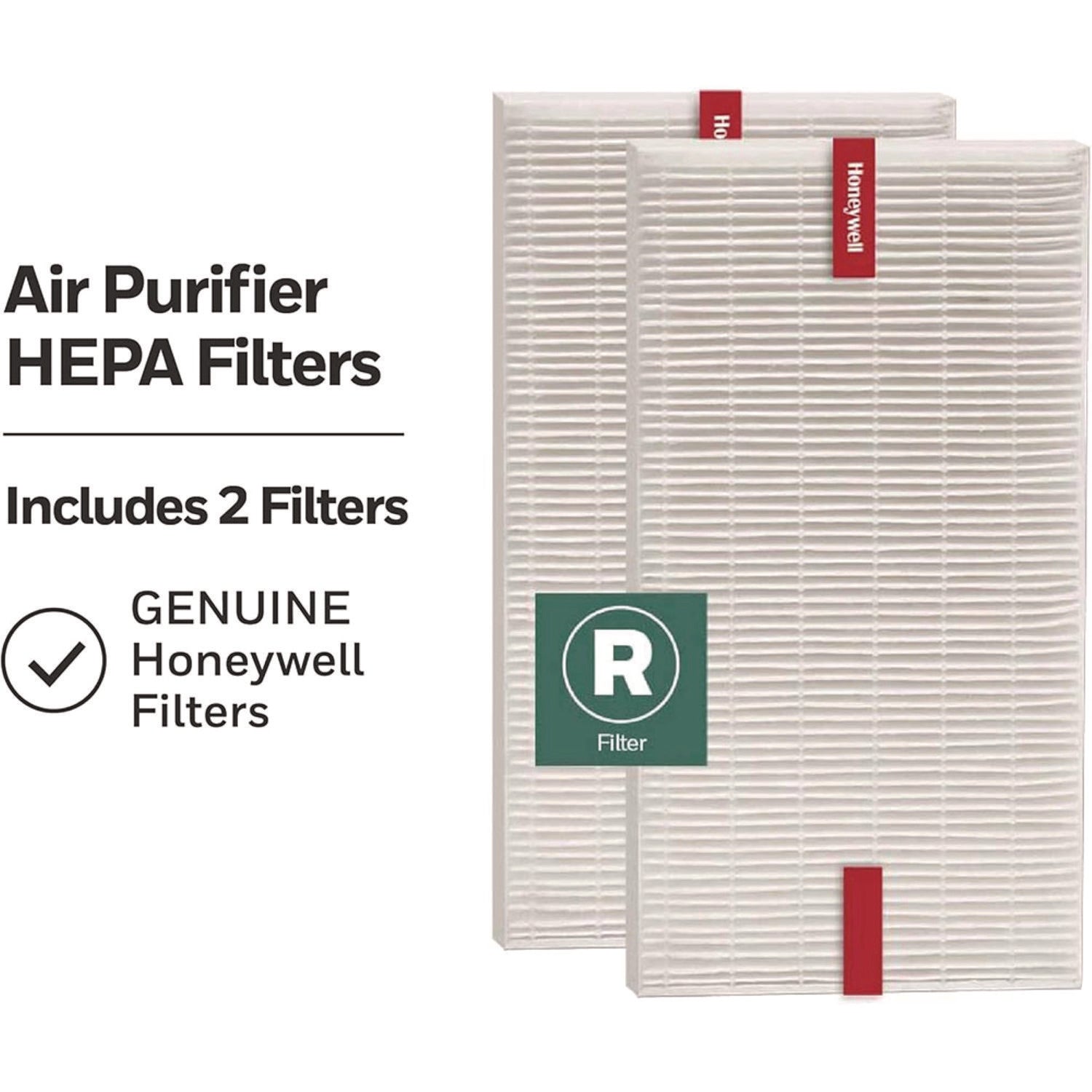 Honeywell HEPA Air Purifier Filter, Box of 2 Filters (HRFR2)