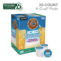 The Original Donut Shop ICED Refreshers K-Cup Pods, Passion Fruit, 20/Box (0236)