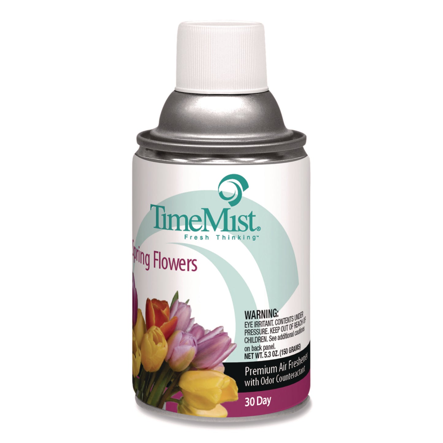 TimeMist Premium Metered Air Freshener Refill, Spring Flowers, 6.6 oz Aerosol Spray (1042712EA)