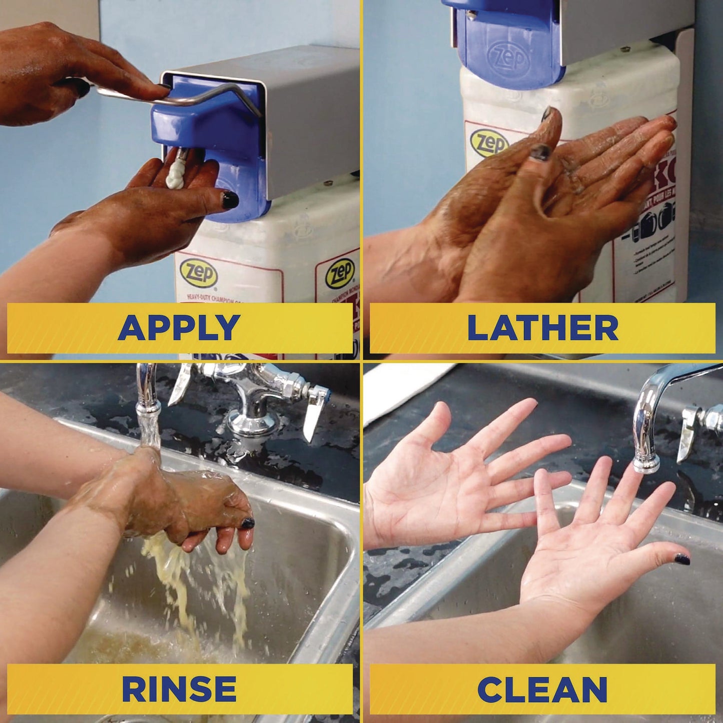 Zep TKO Hand Cleaner Refill, Lemon Lime Scent, 1 gal (R54824EA)