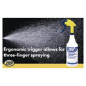 Zep Commercial Professional Spray Bottle with Trigger Sprayer, 32 oz, Clear (HDPRO36EA)