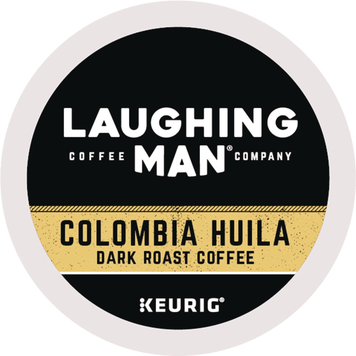 Laughing Man Coffee Colombia Huila K-Cup Pods, 22/Box (8337)