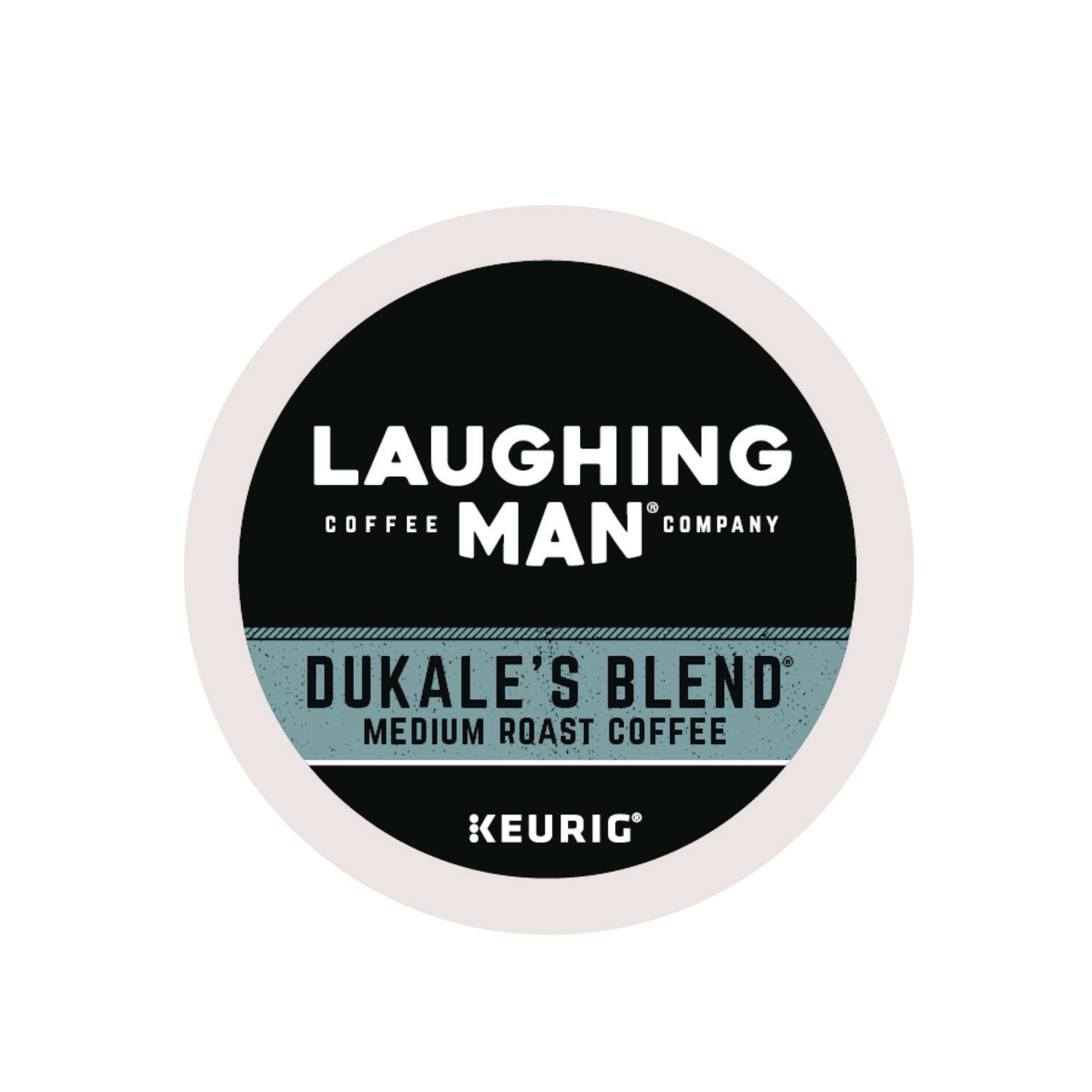 Laughing Man Coffee Dukale's Blend K-Cup Pods, 22/Box (8338)