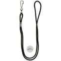 Champion Sports Lanyard, Metal J-Hook Fastener, 20" Long, Black, 12/Pack (126BLK)