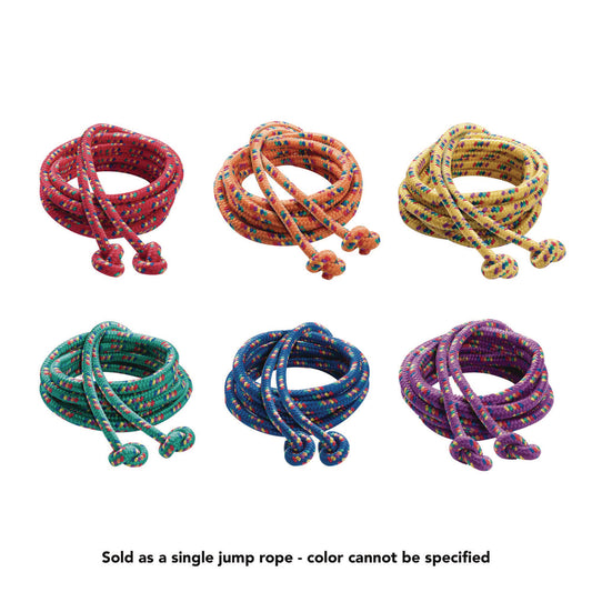 Champion Sports Braided Nylon Jump Ropes, 8 ft, Assorted, 6/Pack (CR8SET)