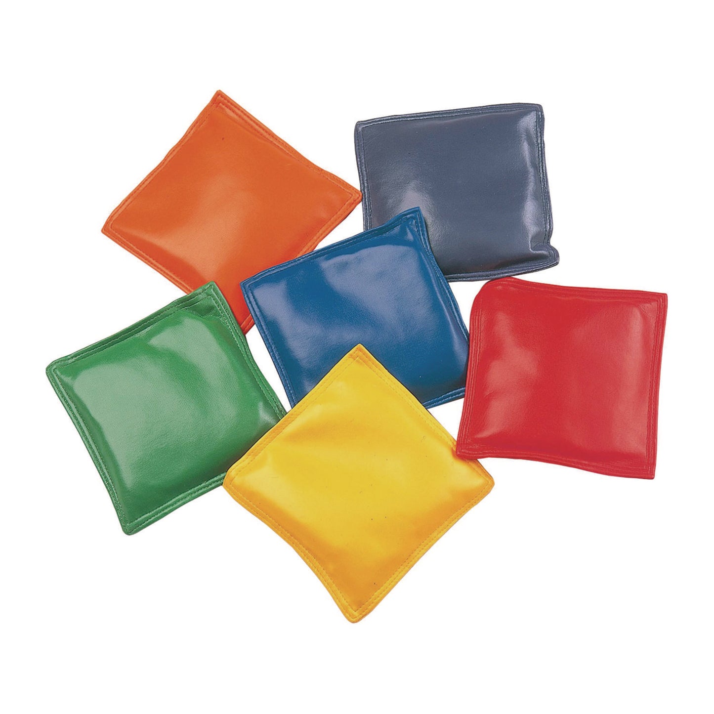 Champion Sports Bean Bag Set, Vinyl, 4", Assorted Colors, 12/Box (MBB4SET)