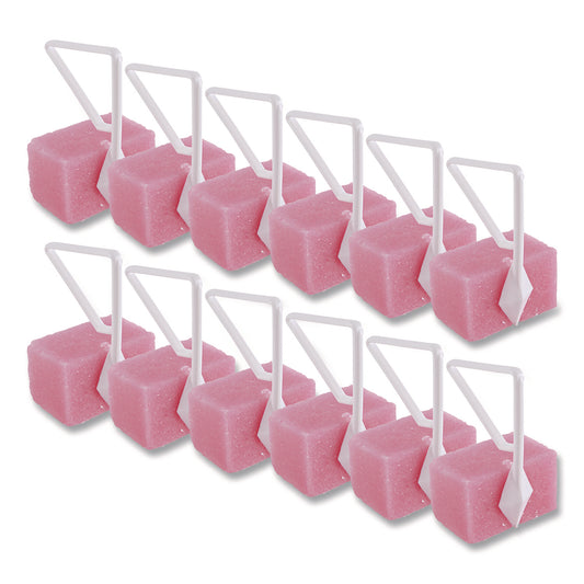 Boardwalk Toilet Bowl Para Deodorizer Block, Cherry Scent, 4 oz, Pink, 12/Box (B04BX)