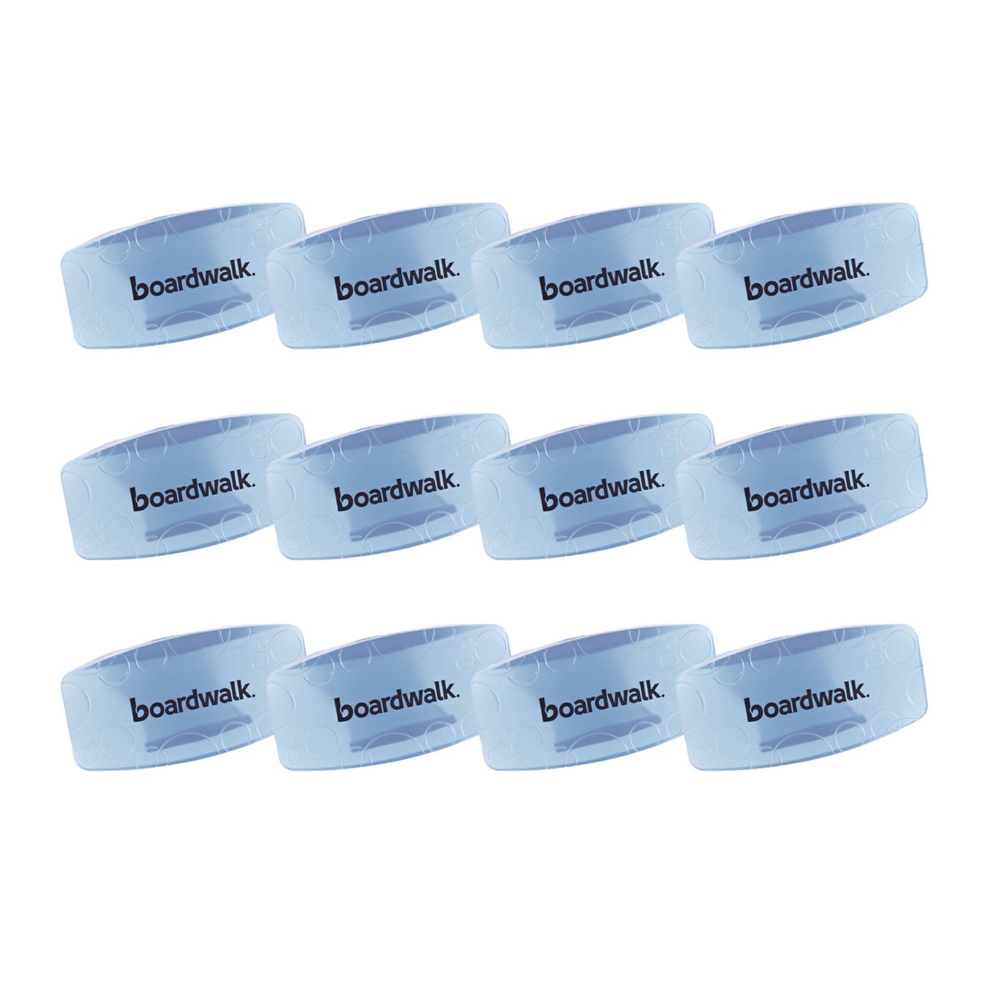 Boardwalk Bowl Clip, Cotton Blossom Scent, Blue, 12/Box (CLIPCBL)