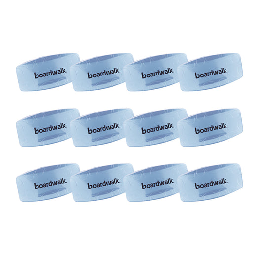 Boardwalk Bowl Clip, Cotton Blossom Scent, Blue, 12/Box (CLIPCBL)