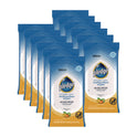 Pledge Multi-Surface Cleaner Wet Wipes, Cloth, 7 x 10, Fresh Citrus, White, 25/Pack, 12 Packs/Carton (336274)