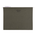 Universal Hanging File Folders, Letter Size, 1/5-Cut Tabs, Standard Green, 25/Box (14115)