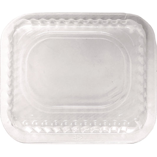 HFA Plastic Dome Lids, Fits 1 lb Oblong Pan, Clear, 1,000/Carton (2059DL)