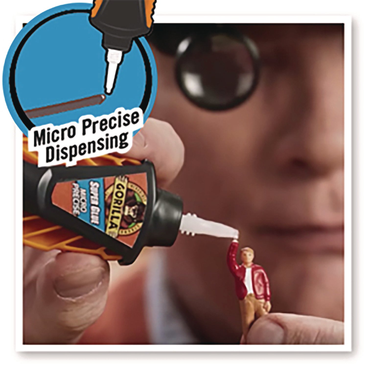 Gorilla Super Glue Micro Precise, 0.18 oz, Dries Clear (102812)