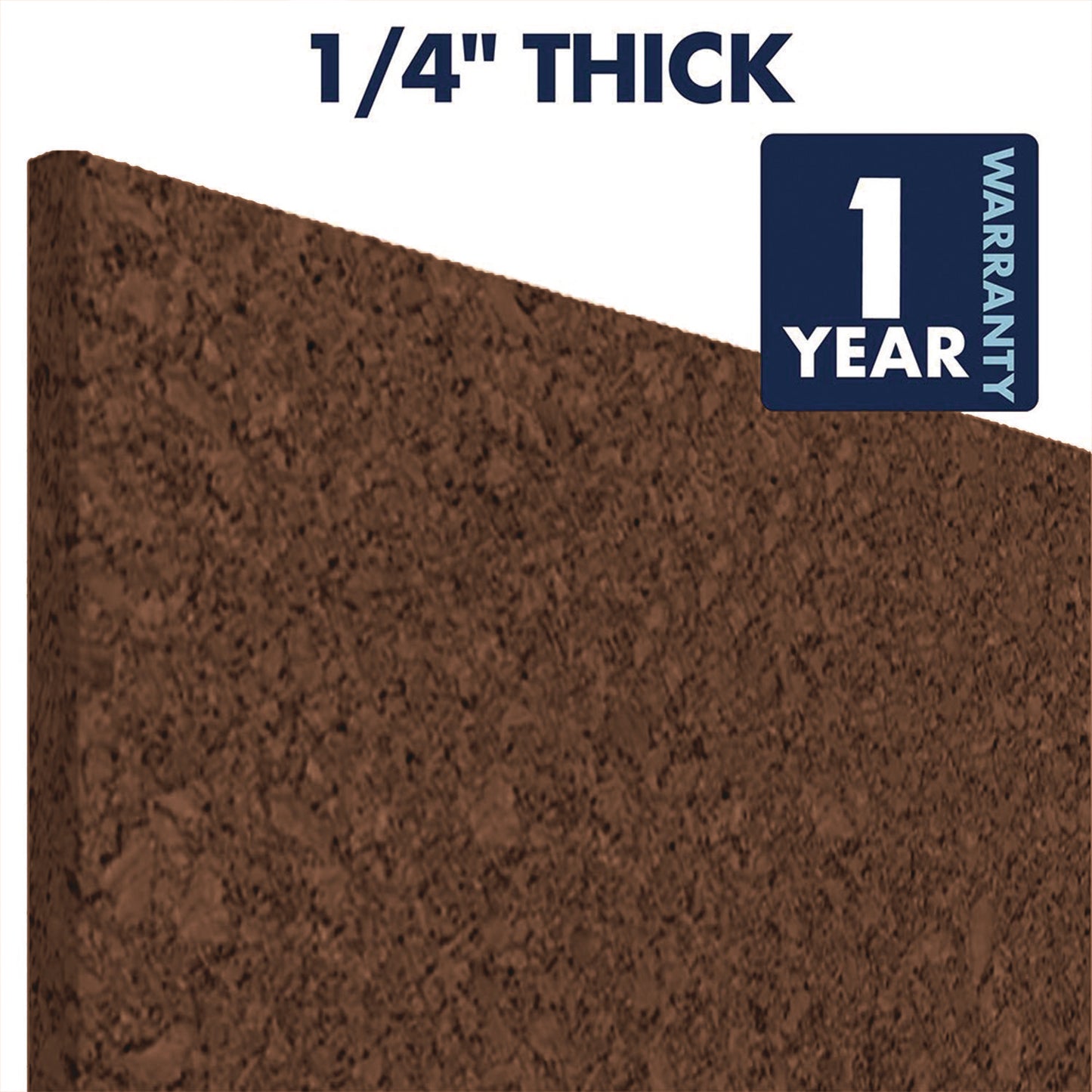 Quartet Cork Panel Bulletin Board, 12 x 12, Brown, 4 Panels/Pack (101)