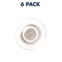 Quartet Glass Magnets, Large, Clear, 0.45" Diameter, 6/Pack (85391)