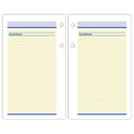 AT-A-GLANCE QuickNotes Desk Calendar Refill, 3.5 x 6, White/Yellow/Blue Sheets, 12-Month (Jan to Dec): 2025 (E51750)