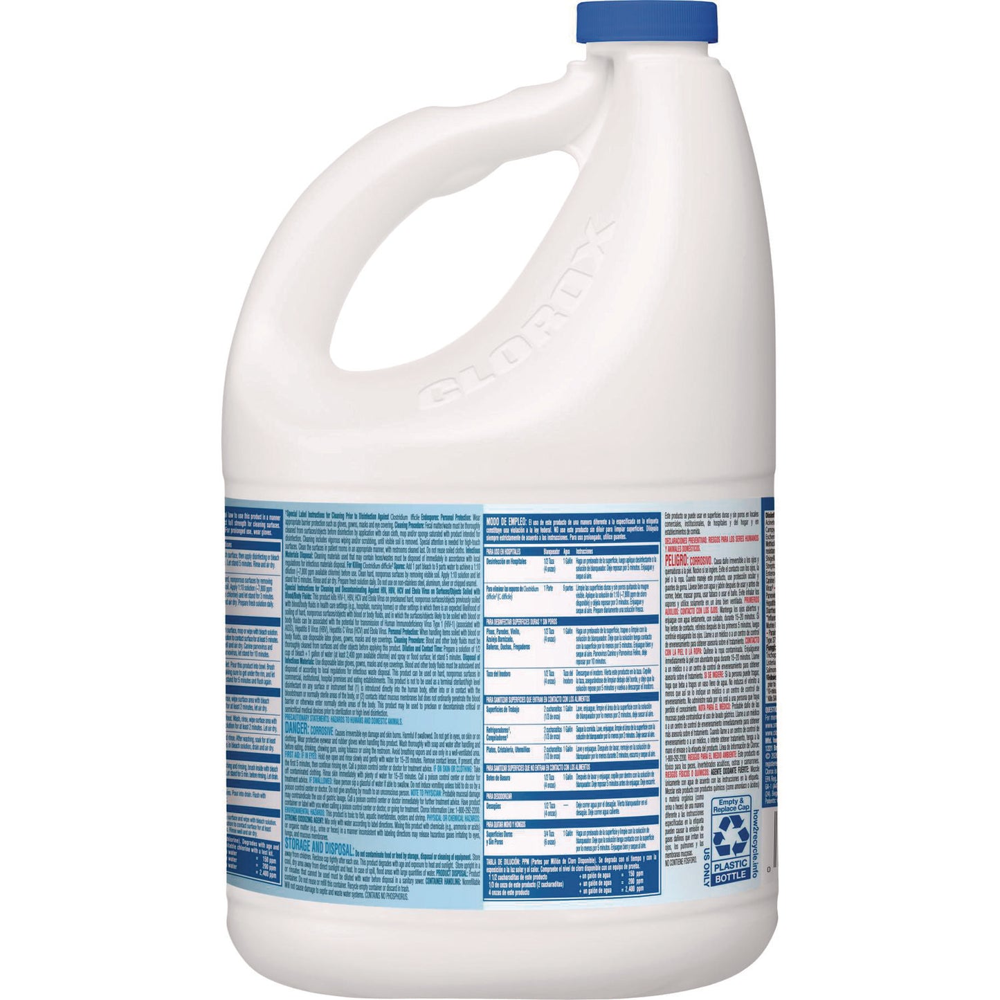Clorox Concentrated Germicidal Bleach, Regular, 121 oz Bottle (30966EA)