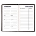 AT-A-GLANCE DayMinder Weekly Pocket Planner, 6 x 3.5, Black Cover, 12-Month (Jan to Dec): 2025 (SK4800)