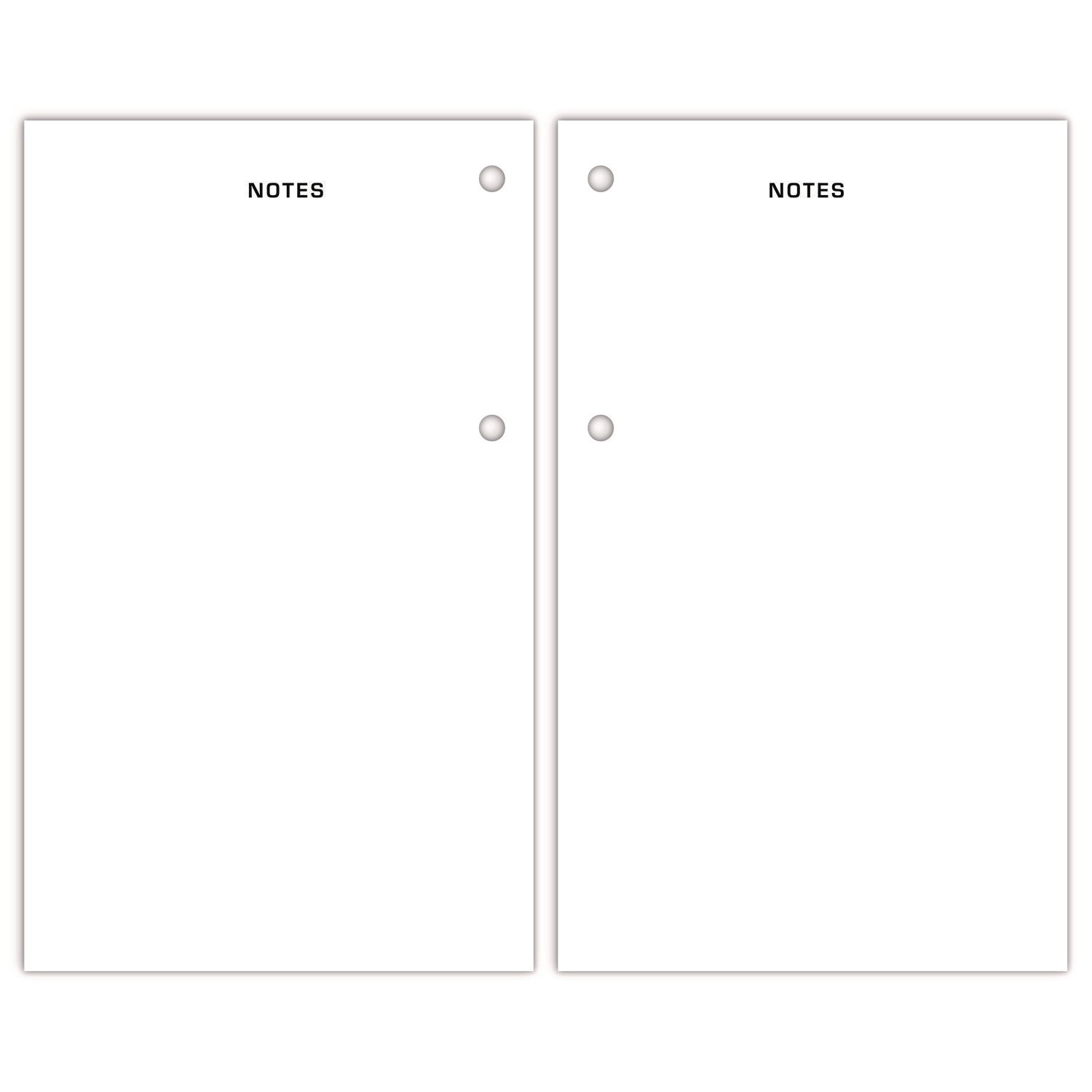 AT-A-GLANCE Two-Color Desk Calendar Refill, 3.5 x 6, White Sheets, 12-Month (Jan to Dec): 2025 (E01750)