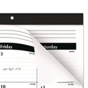 AT-A-GLANCE Ruled Desk Pad, 24 x 19, White Sheets, Black Binding, Black Corners, 12-Month (Jan to Dec): 2025 (SK3000)