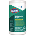 Clorox Disinfecting Wipes, 1-Ply, Fresh Scent, 7 x 8, White, 75/Canister, 6 Canisters/Carton (15949CT)